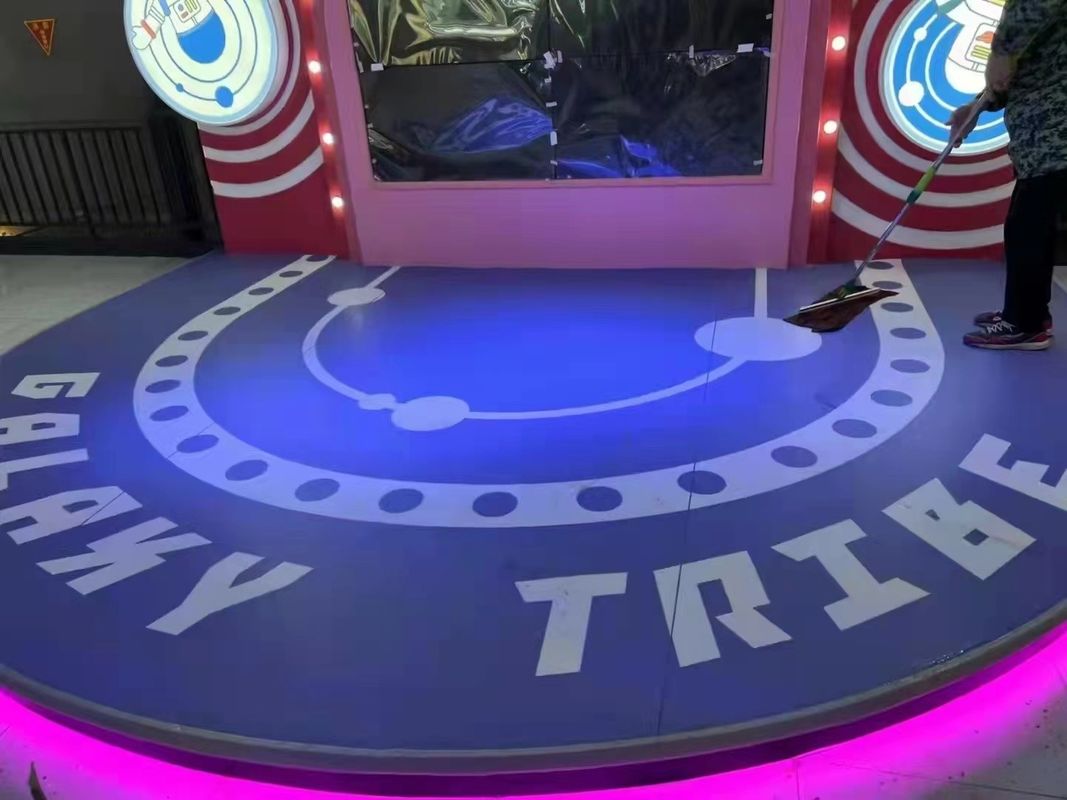 Pavimenti in vinile con effetto 3D personalizzato PVC Pavimenti in vinile stampati in 3D per parchi a tema