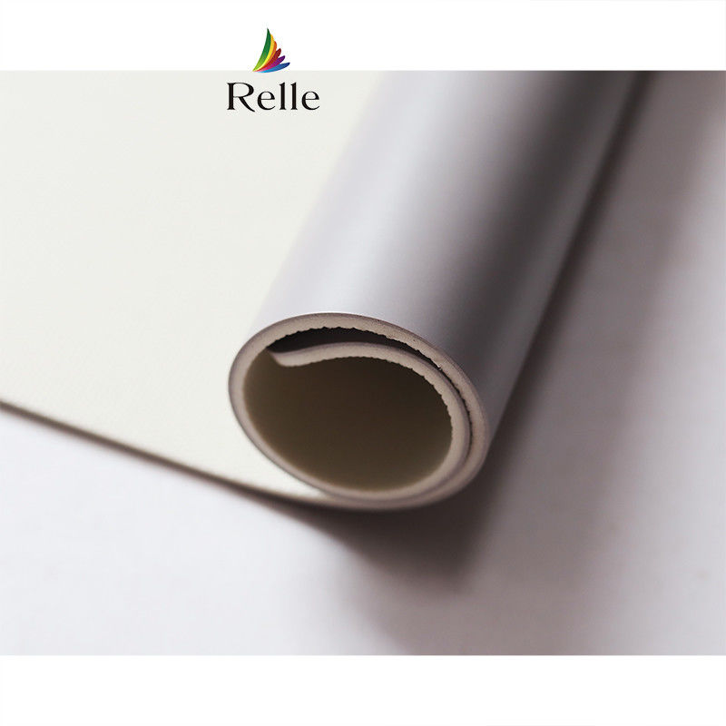 Relle White Gloss Seamless PVC Vinyl Flooring Roll per dance studio PVC certificato SGS