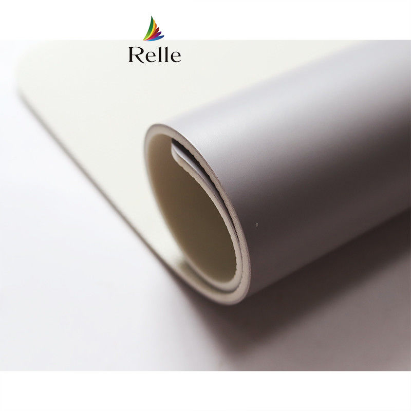 Relle White Gloss Seamless PVC Vinyl Flooring Roll per dance studio PVC certificato SGS