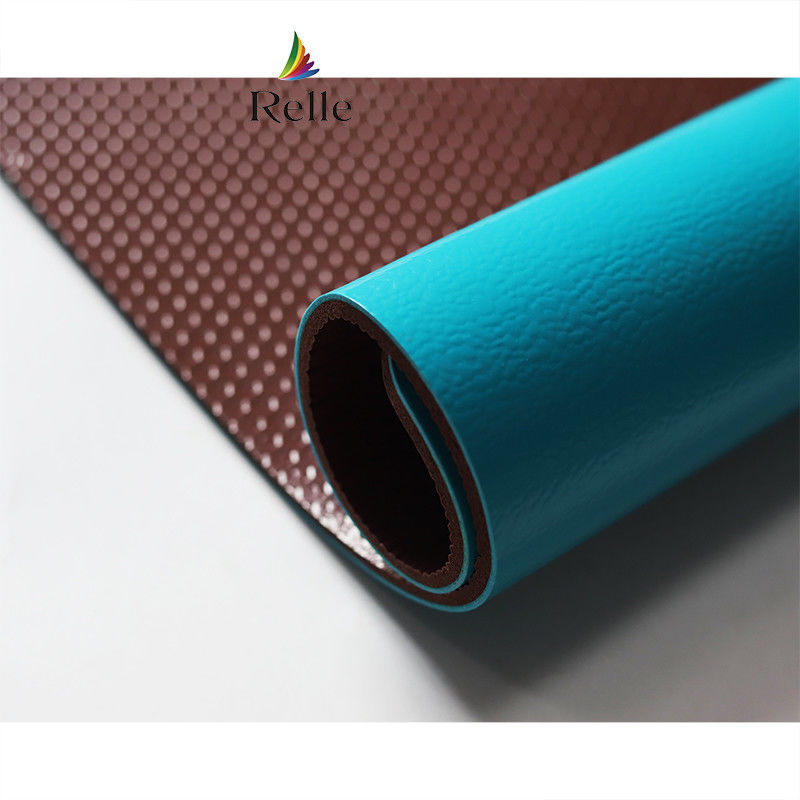 Matto a rotolo per pavimenti per campi da badminton artificiali verdi con PVC e calcare di Relle