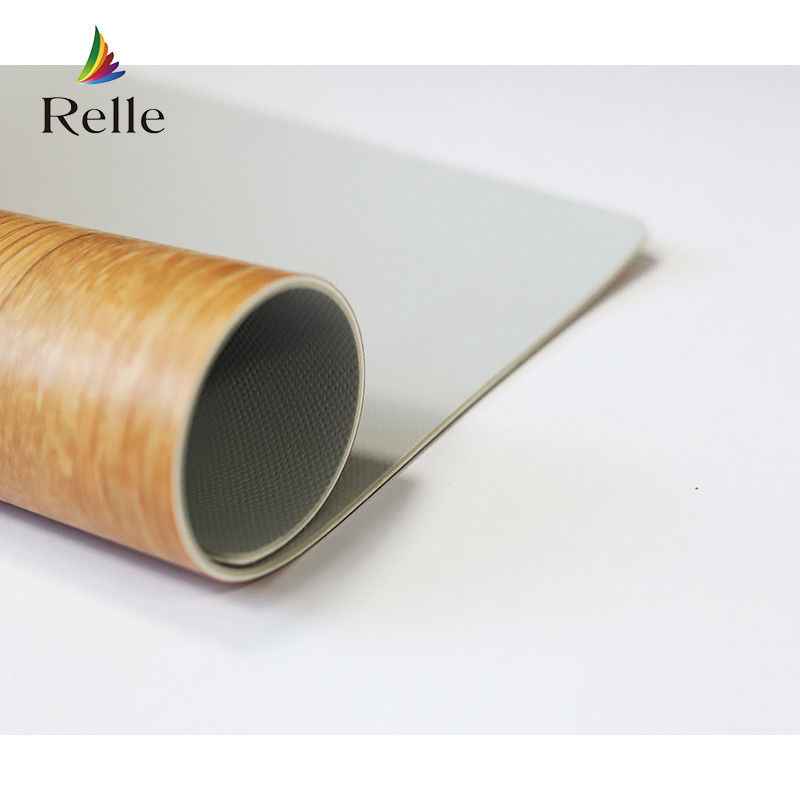 Relle 3,8m PVC Vinyl Heterogenous Flooring Roll Sheet Certificato CE / SGS / ISO9001