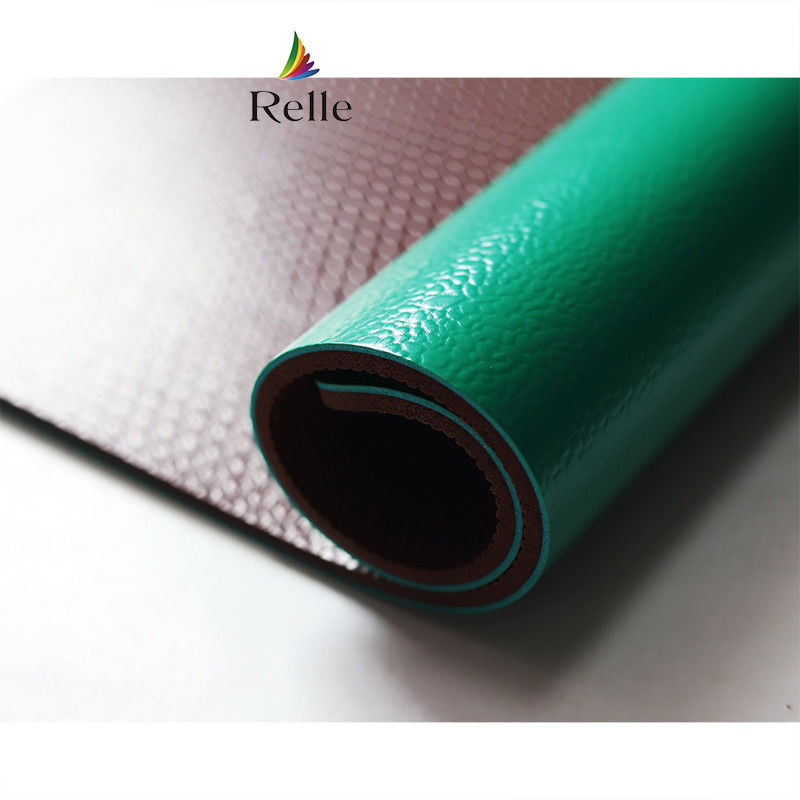 Indoor Relle PVC Sport Badminton Court BWF Pavimento Mat 6.0mm 1.0mm/1.2mm Strato di usura