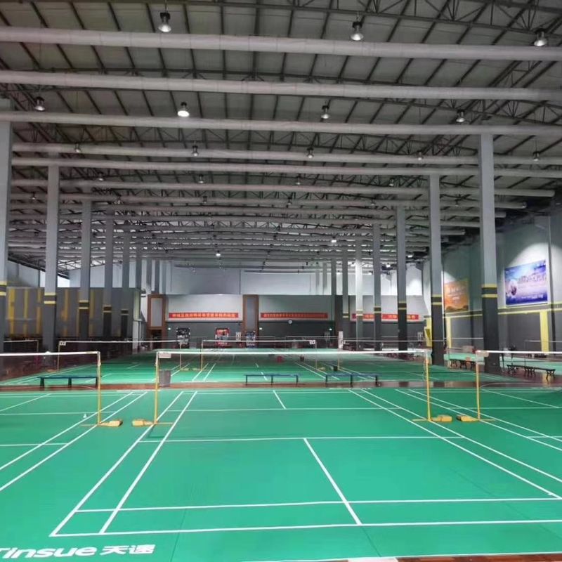Enlio Sport all'aperto tappetino da badminton usato PVC Vinyl Floor Roll impermeabile plastico ignifugo