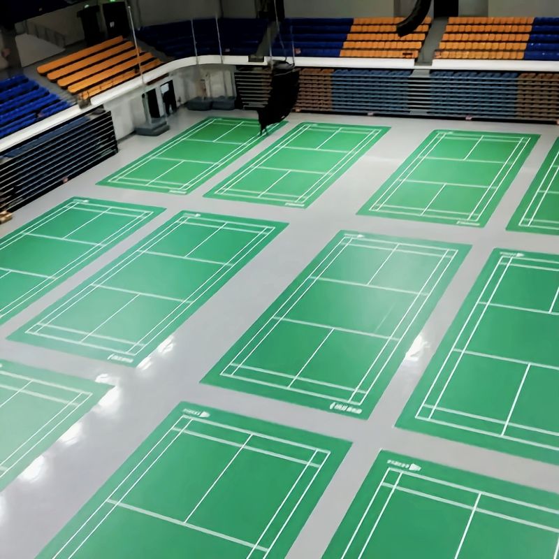 1.8m larghezza campo multi-sportivo per basket badminton e pallavolo pavimenti durevoli