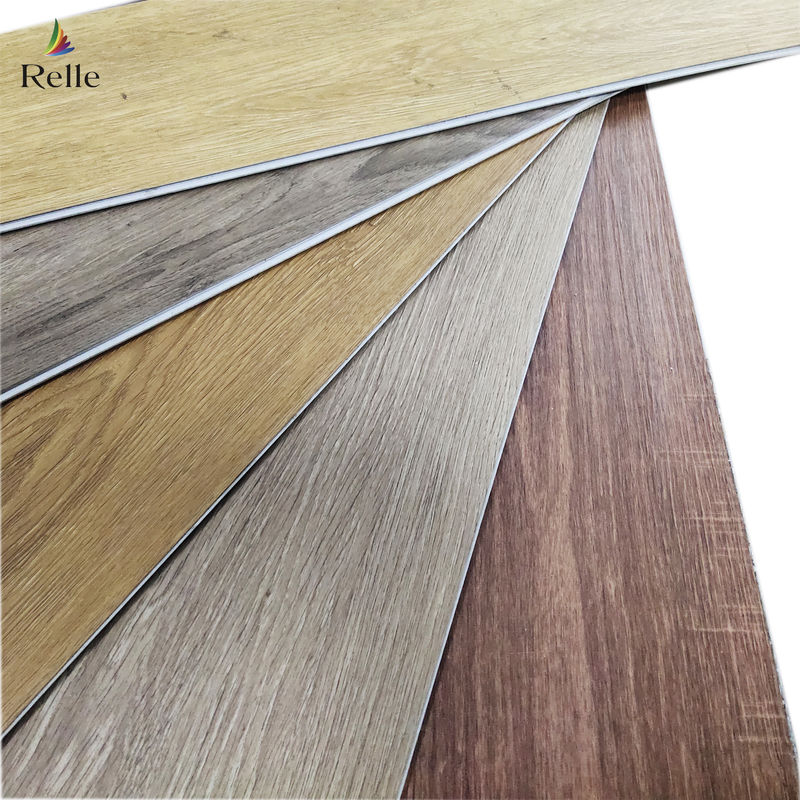 Pavimenti in PVC SPC in legno con aspetto in vinile 8 mm pavimenti ibridi con calcare in rilievo