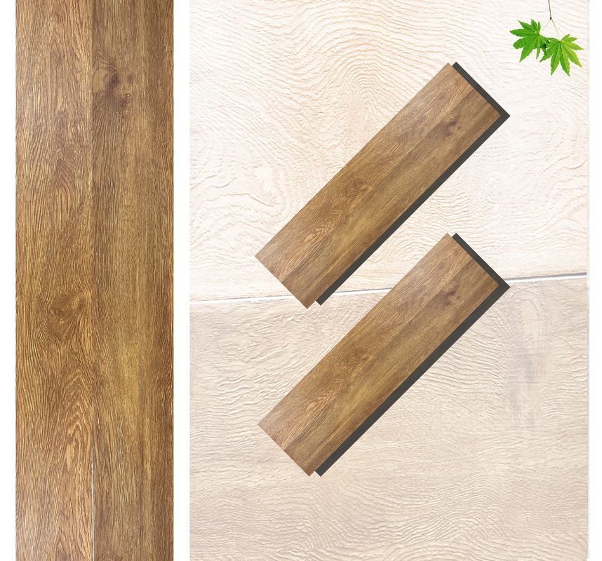 Pavimenti in PVC SPC in legno con aspetto in vinile 8 mm pavimenti ibridi con calcare in rilievo