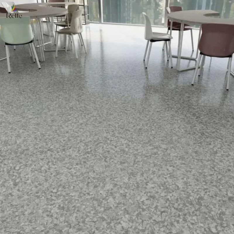 2 mm di spessore Materiale PVC Dry Back Plastico Vinyl Floor Roll per interni in costruzioni in rialzo