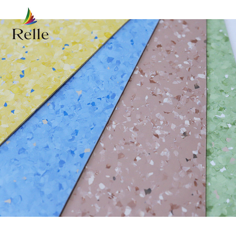 Anti-batteri Relle Commerciale Colori semplici omogenei 2mm Rivestimento di pavimenti in PVC per le cliniche