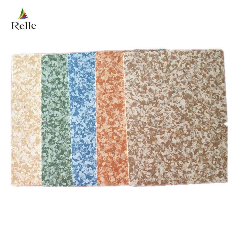 Pavimenti in vinile di texture piana con rilievo 3 mm Piastrelle omogenee in PVC per strutture mediche
