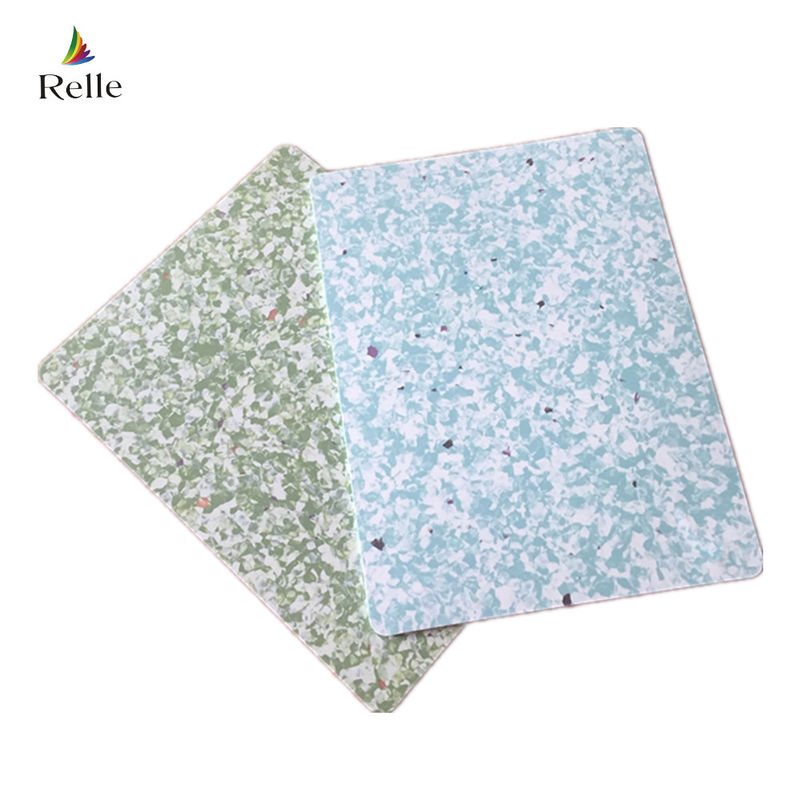 Pavimenti in vinile di texture piana con rilievo 3 mm Piastrelle omogenee in PVC per strutture mediche