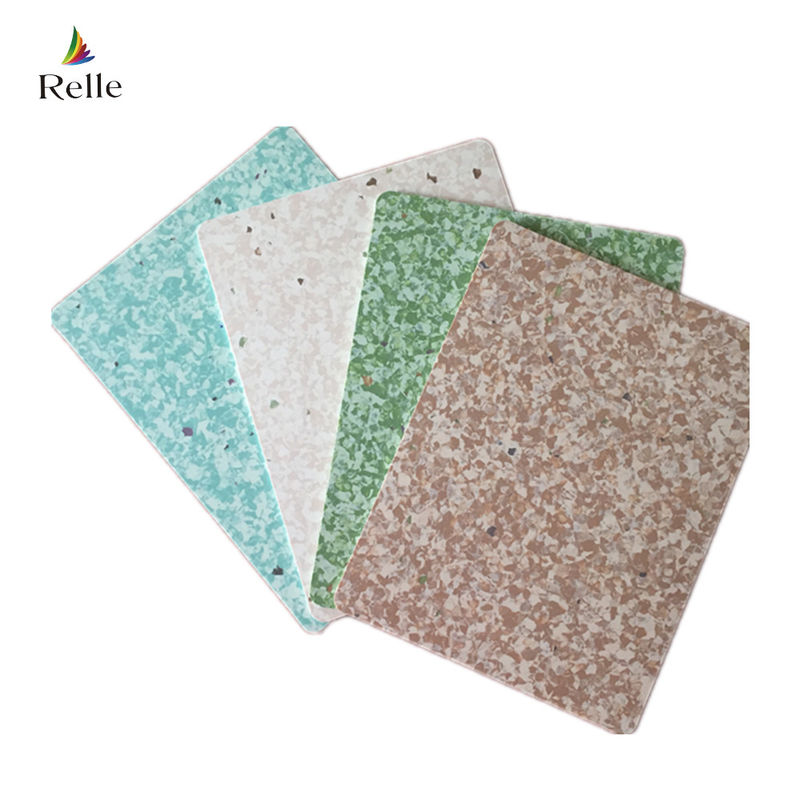 Pavimenti in vinile di texture piana con rilievo 3 mm Piastrelle omogenee in PVC per strutture mediche