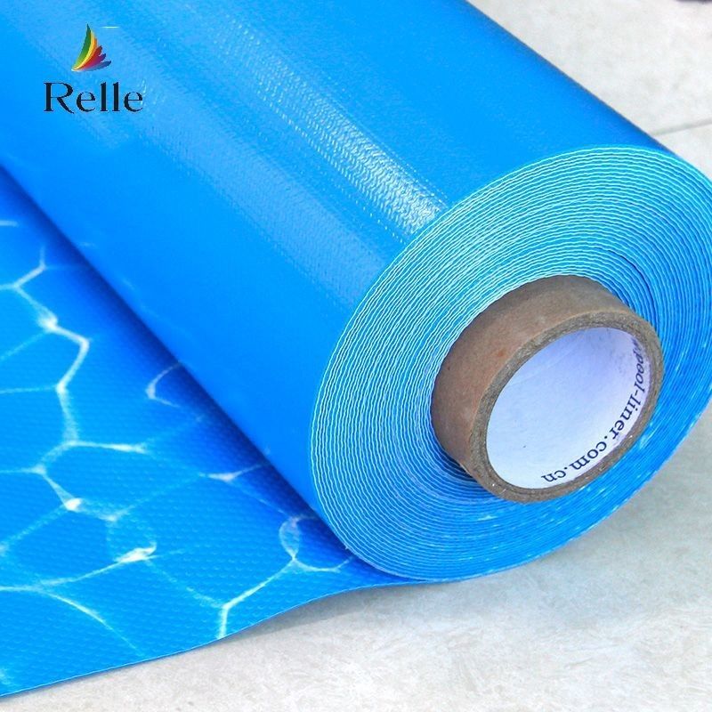 Ocean Blue PVC Pool Liner Anti UV 1.5mm 1.2mm Rinforzato PVC Liner Per Piscina