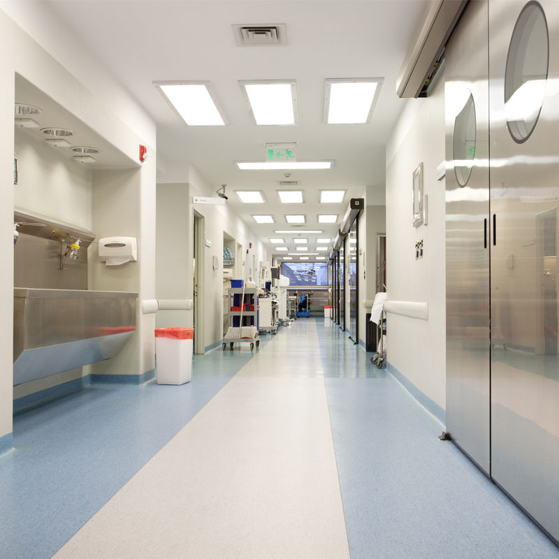 Pavimenti in vinile omogenei in PVC antiscivolo più di 1000 tipi per ospedali e cliniche