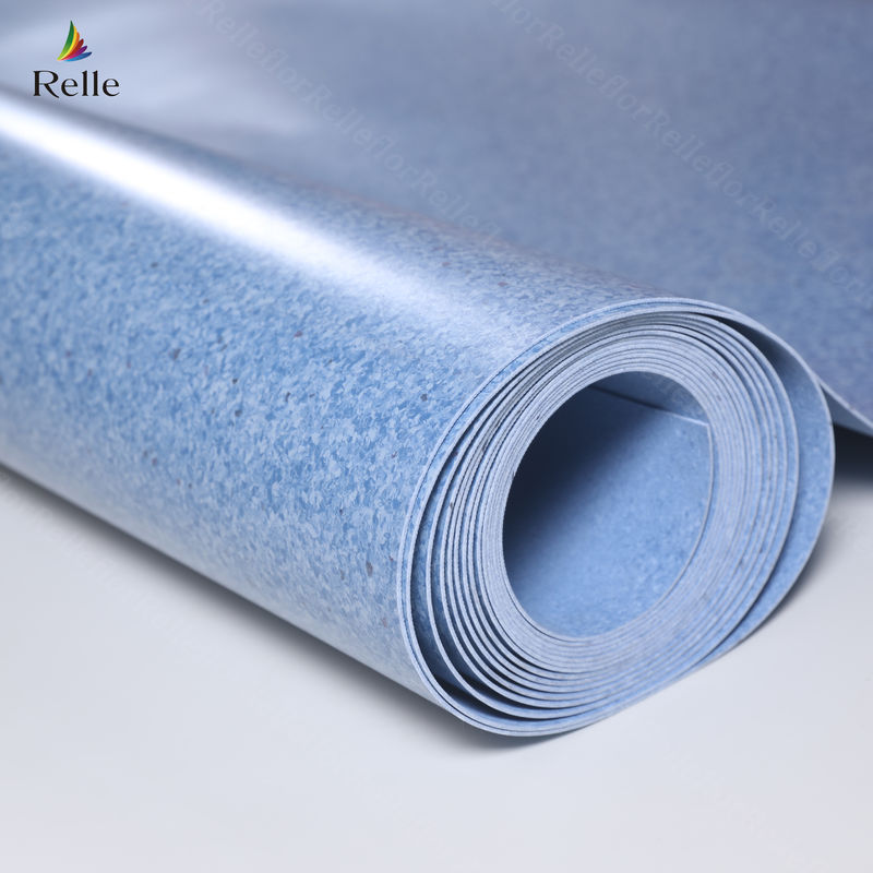 Pavimenti in vinile omogeneo in PVC per applicazioni ospedaliere in Guangdong per rotolo