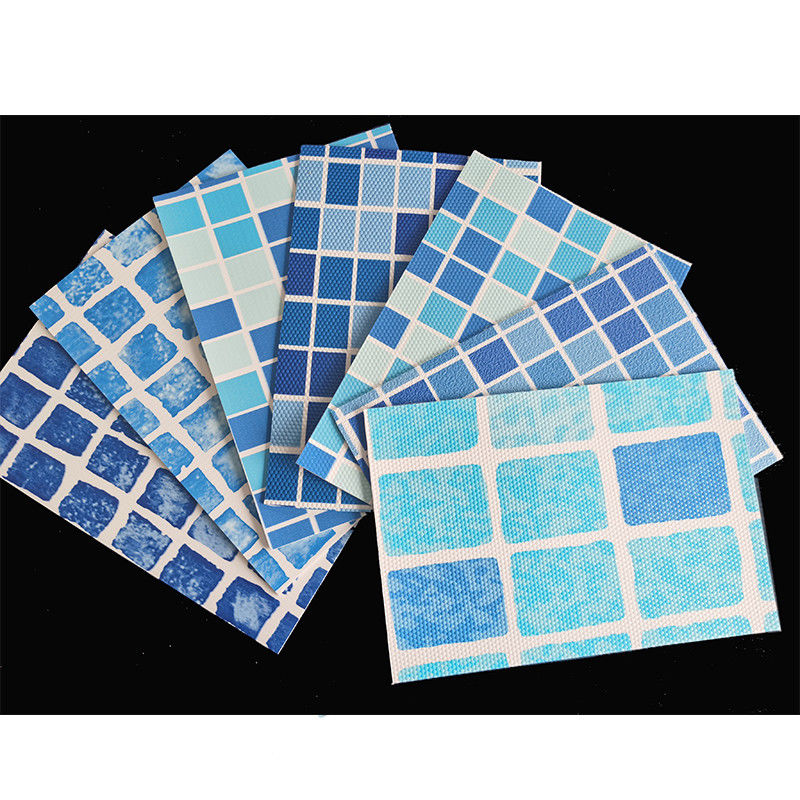 Mosaico 16x32 Pool Liner in rilievo 24 ft sopra il terreno Pool Liner Larghezza 1,5m Commercio