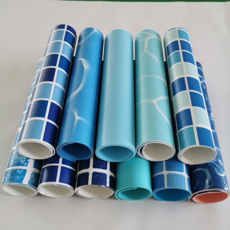 Mosaico 16x32 Pool Liner in rilievo 24 ft sopra il terreno Pool Liner Larghezza 1,5m Commercio