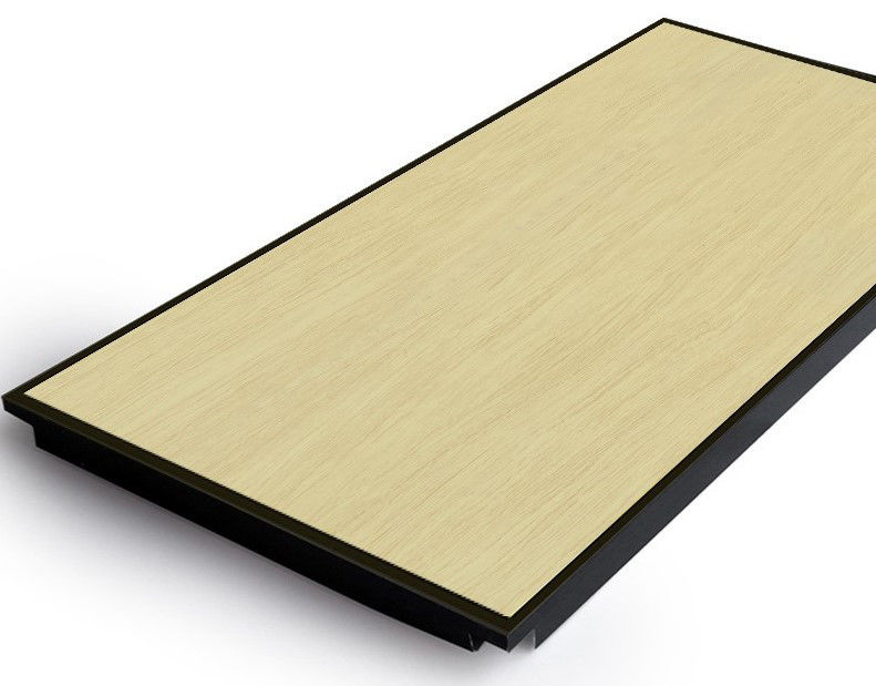 Piastrelle di soffitto in alluminio decorative 2x2 Piastrelle di soffitto in legno per hotel