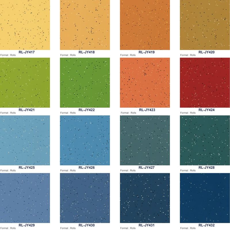 Relle Rubber Vinyl Flooring Roll 2 mm-5 mm Spessore Piastrelle da pavimento in gomma per interni