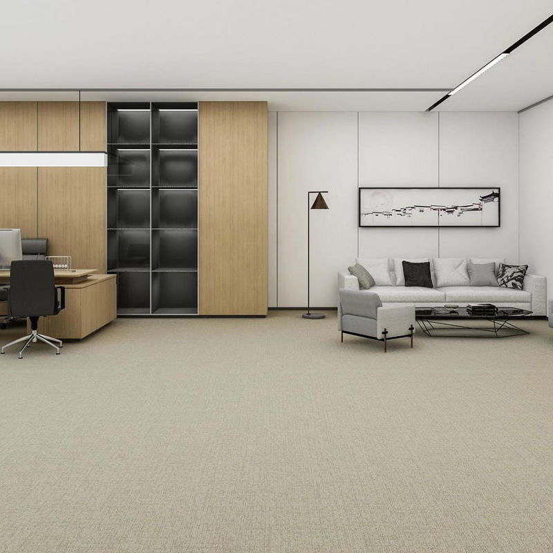 6.5mm 7mm Office Carpet Tiles Commercial Carpet Tiles Per Hotel Camera da letto Luogo di lavoro