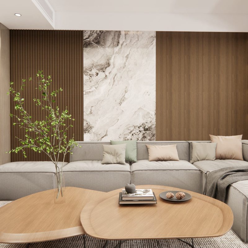 Pannello murale Relle WPC ecologico 3D legno-plastica (Personalizzabile multi-specifiche, per decorazione d'interni)