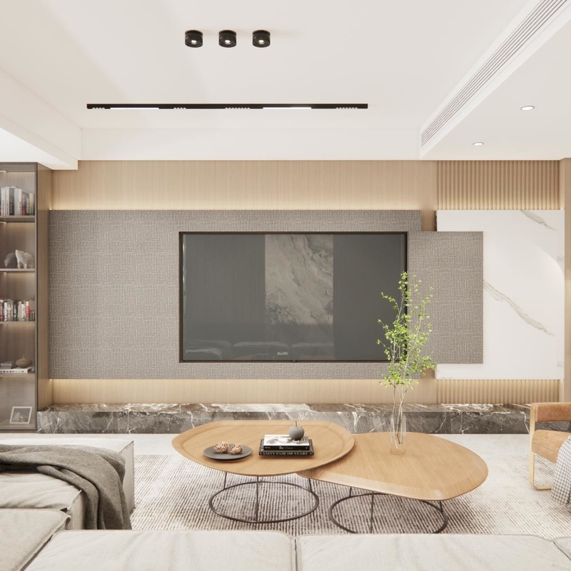 Pannello murale Relle WPC ecologico 3D legno-plastica (Personalizzabile multi-specifiche, per decorazione d'interni)