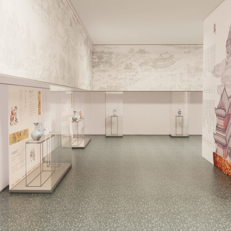 Pavimenti in gomma Relle per esposizioni museali d'arte storica