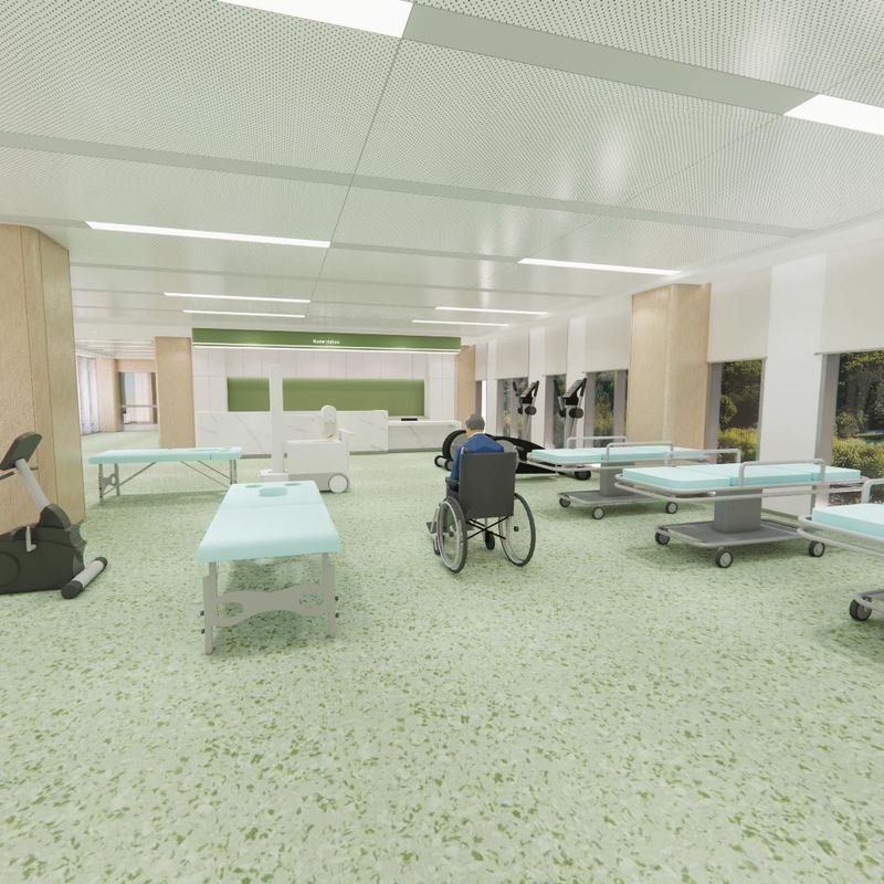 Lumina Health/Serie Infinity: Pavimenti Commerciali Antimicrobici e Facili da Pulire per Case di Riposo