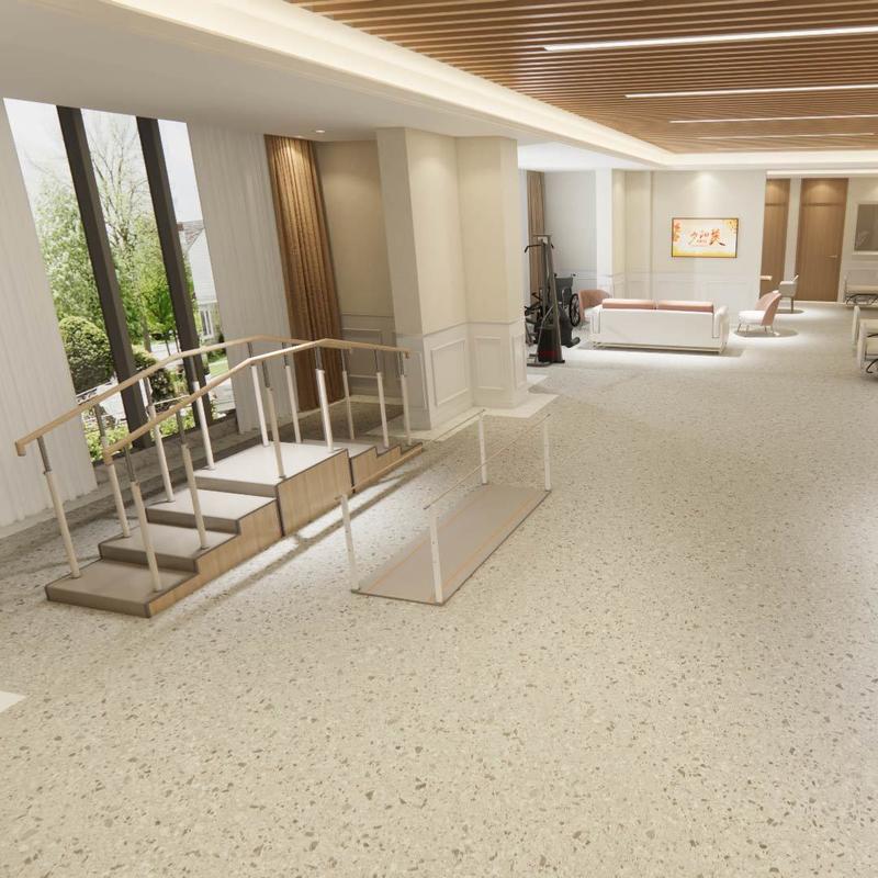 Pavimenti completi per la cura degli anziani per case di cura – Stile igienico omogeneo di grado medico