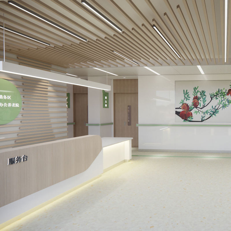 Pavimenti medici antibatterici ecologici per case di cura – Tipo igienico facile da pulire