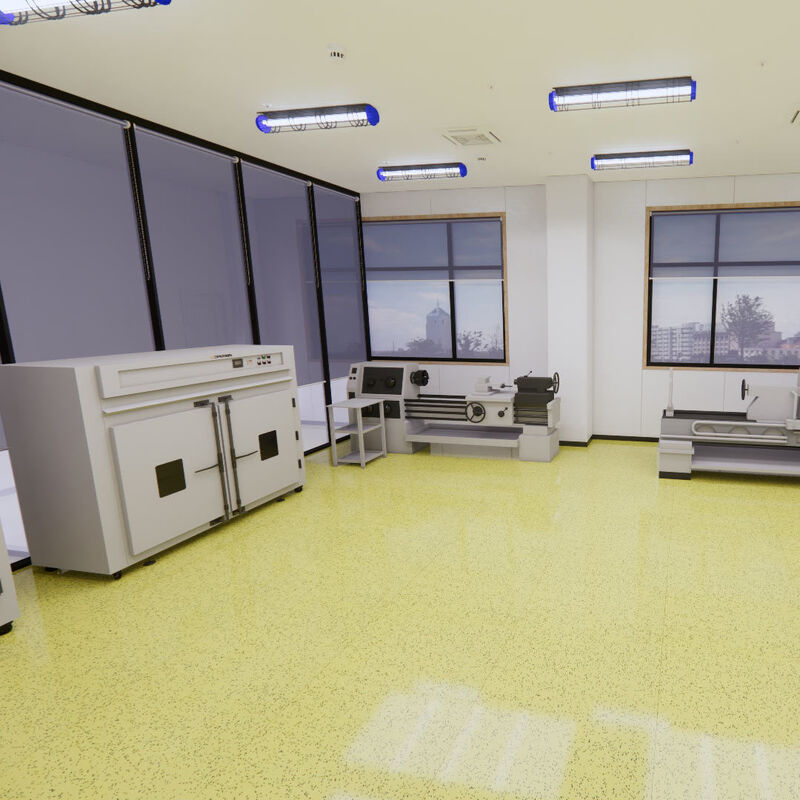 Pavimenti per la sicurezza industriale a base di carborondone di Relle per fabbrica