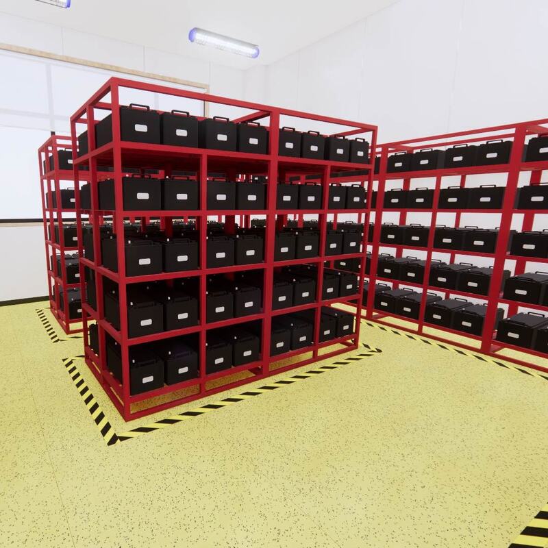 Pavimenti per la sicurezza industriale a base di carborondone di Relle per fabbrica