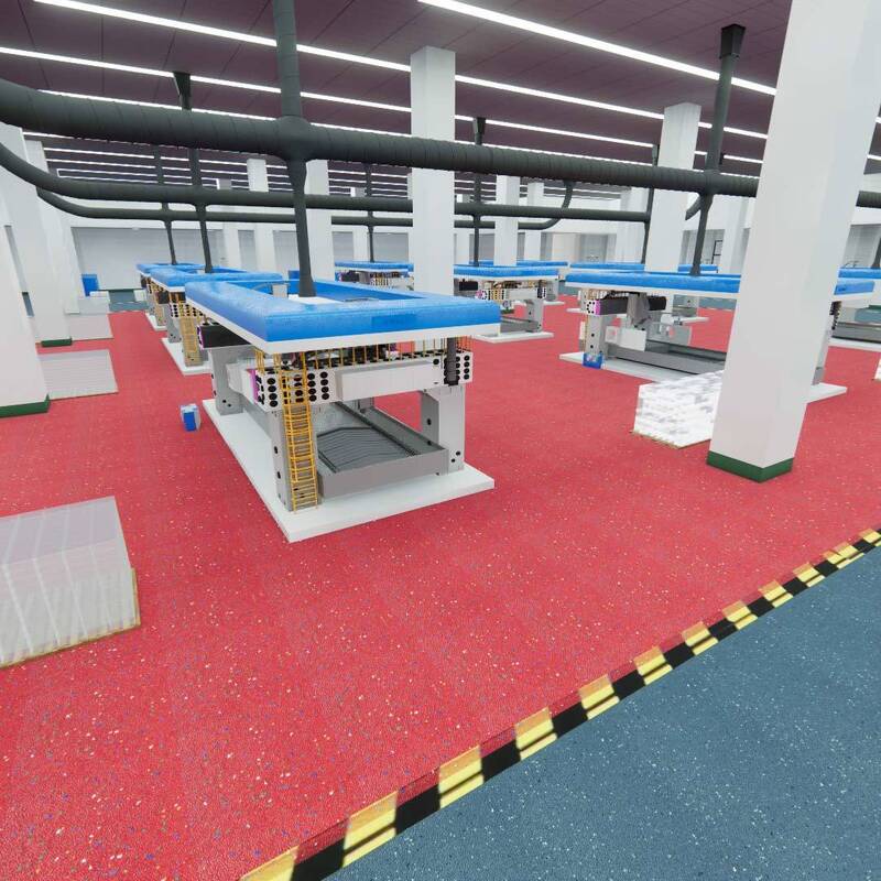 Pavimenti di sicurezza a carbondono senza polvere Relle (zona pulita, resistenti all'usura, antiscivolo, ignifughi, rispettosi dell'ambiente)