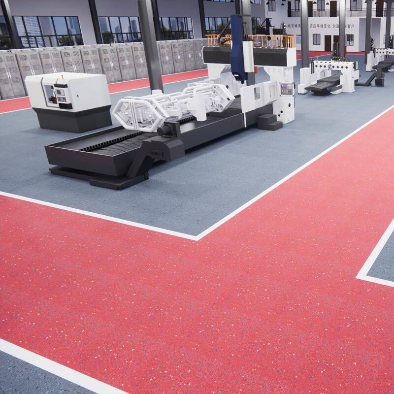 Pavimenti di sicurezza a carbondono senza polvere Relle (zona pulita, resistenti all'usura, antiscivolo, ignifughi, rispettosi dell'ambiente)