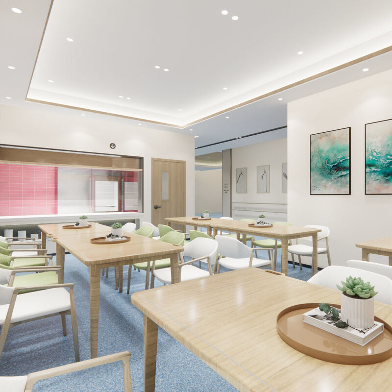 Pavimenti omogenei resistenti agli urti con superficie antirrottatura per le stanze dei pazienti delle case di cura