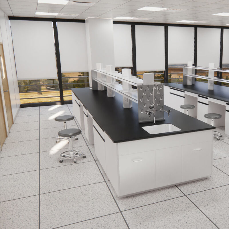 Piastrella antistatica ESD per laboratori, fabbriche e sale server, pavimentazione conduttiva resistente all'usura