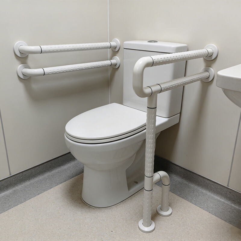 Relle RL-U1854 Maniglione per WC a U a Doppio Strato - Antibatterico Anti-Collisione per Ospedale/Casa di Riposo (Personalizzabile)