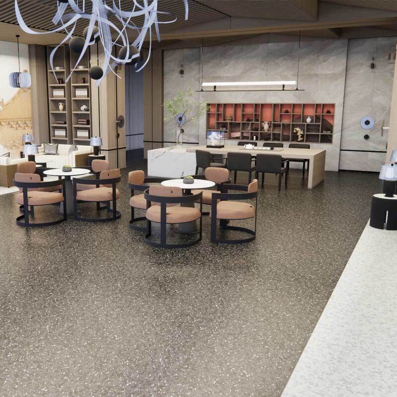 Pavimentazione multistrato con struttura naturale, materiale decorativo per lavori di ingegneria generale