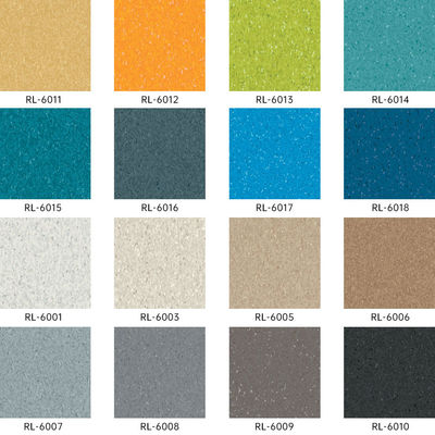 Pavimenti omogenei di grado commerciale, impermeabili a forma di formaldeide, per aree ad alto traffico