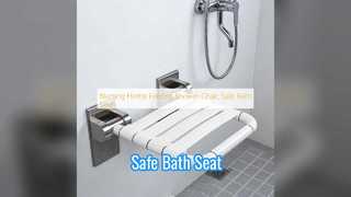 Sedia da doccia pieghevole sicura per anziani e donne incinte