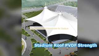Durata dello stadio con membrana del tetto in PVDF